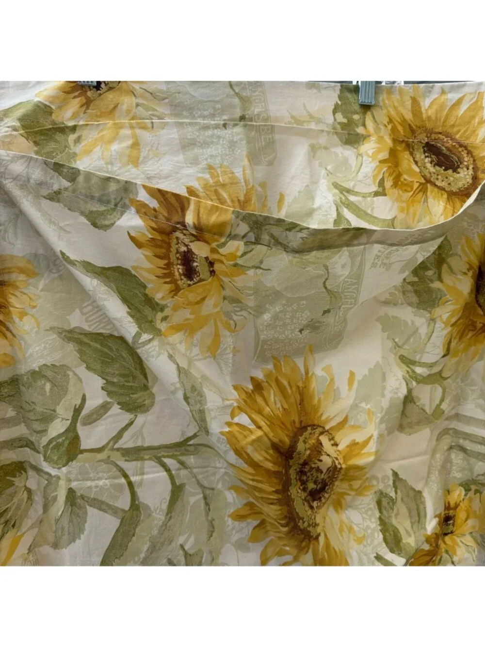 Pottery Barn Sunflower King Duvet Cover 2 Standard Pillowcases Floral Botanical